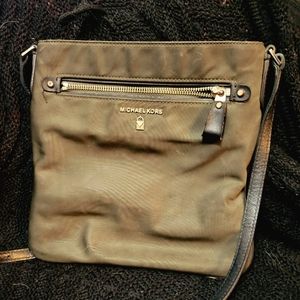 Michael Kors Cross-body purse-Olive Green
